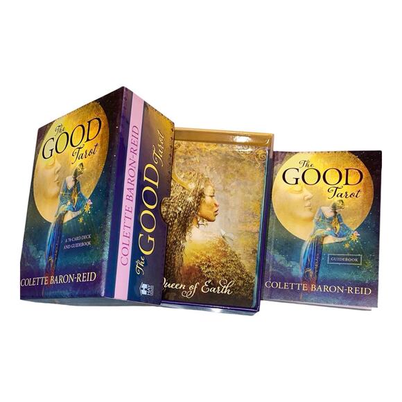 The Good Tarot by Colette Baron-Reid 78-Card Deck and Guidebook 3.5"x5" Cards - Picture 2 of 4